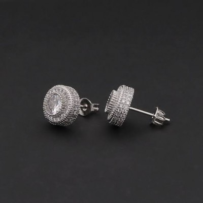 Diamond Stone Paved Earring